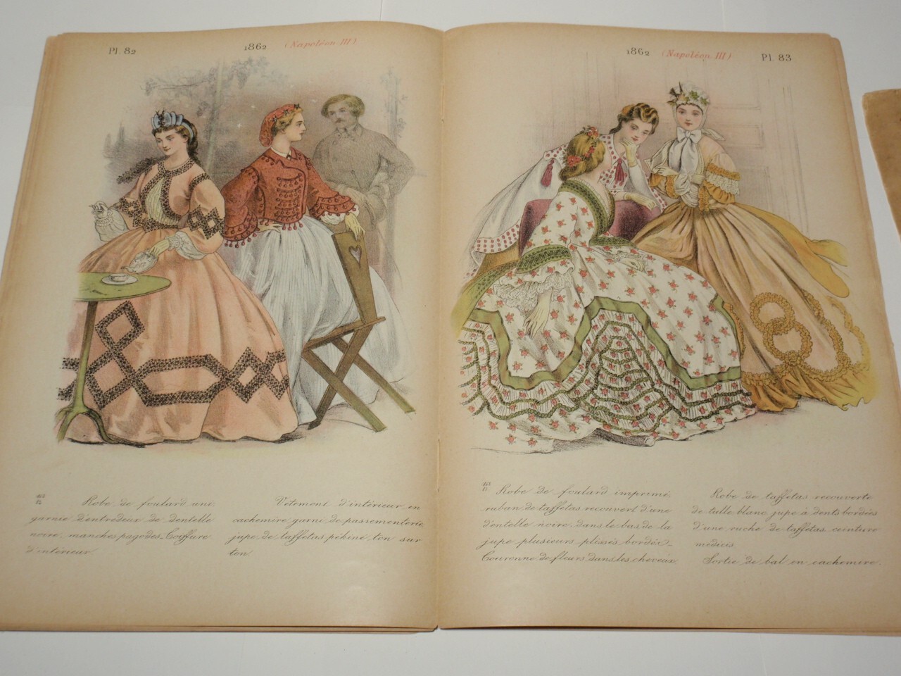 Antique 19th Century French Fashion Magazine – La Mode de 1830 a 1870 *As-Is*