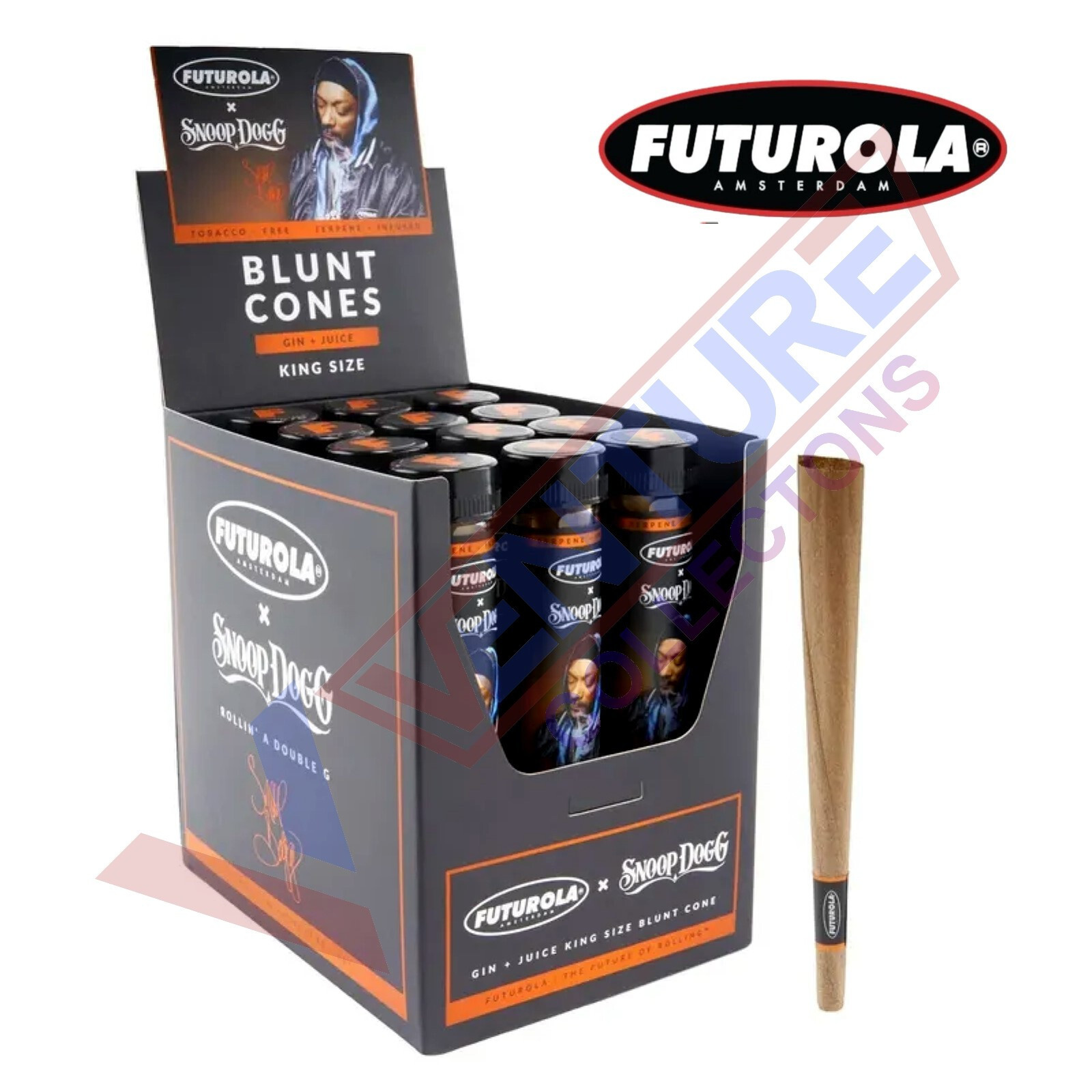 Futurola Blunt Cone The Toad SNOOP DOG Pre Rolled Cone 12 Tubes – FREE SHIPPING