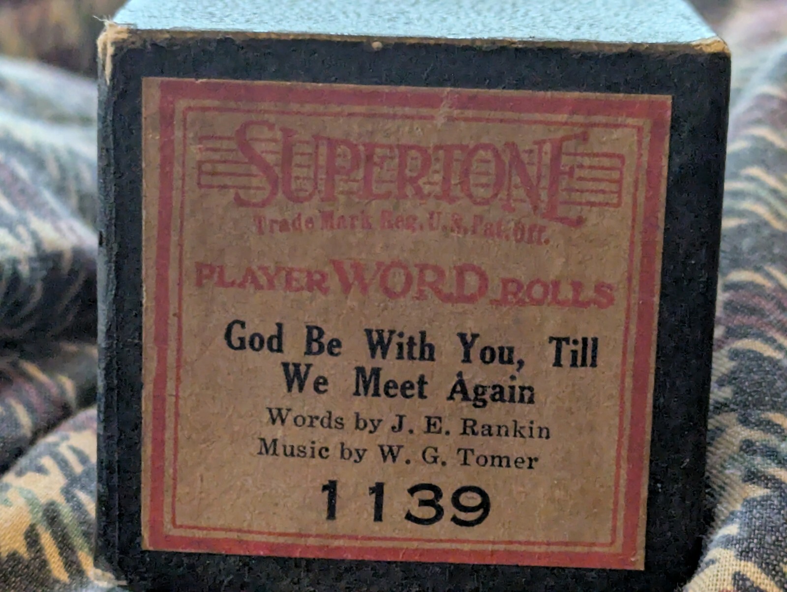 Go Be With You, Till We Meet Again Player Piano Roll