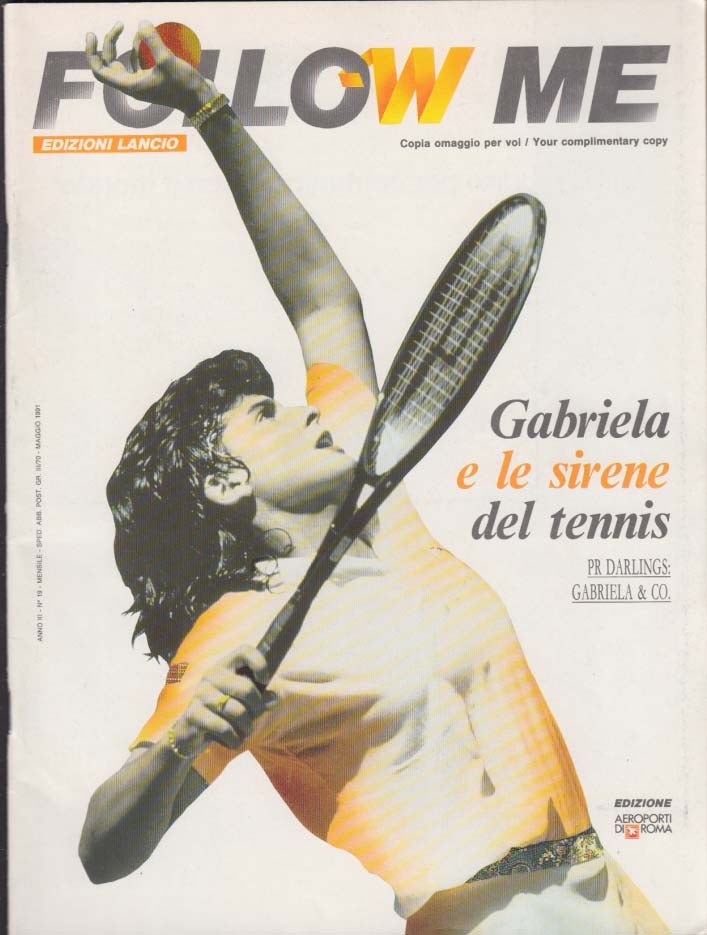 FOLLOW ME Aeroporti di Roma 5/19 1991 Sting; Pro Tennis Stars; Sardinia