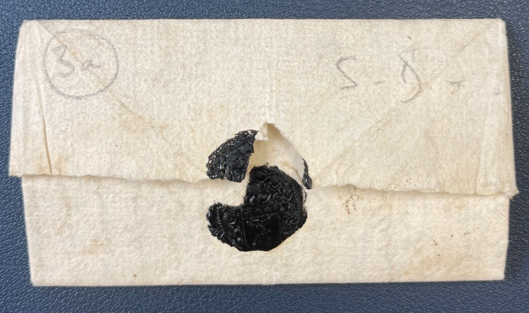 Letter of Tournon On Rhone (Dauphine) / Brand Postal Manuscript Of Tain / 1724