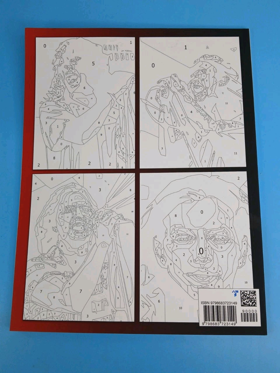Rare Pearl Jam – Color by Number Adult Coloring Book for Color Pencils UNUSED