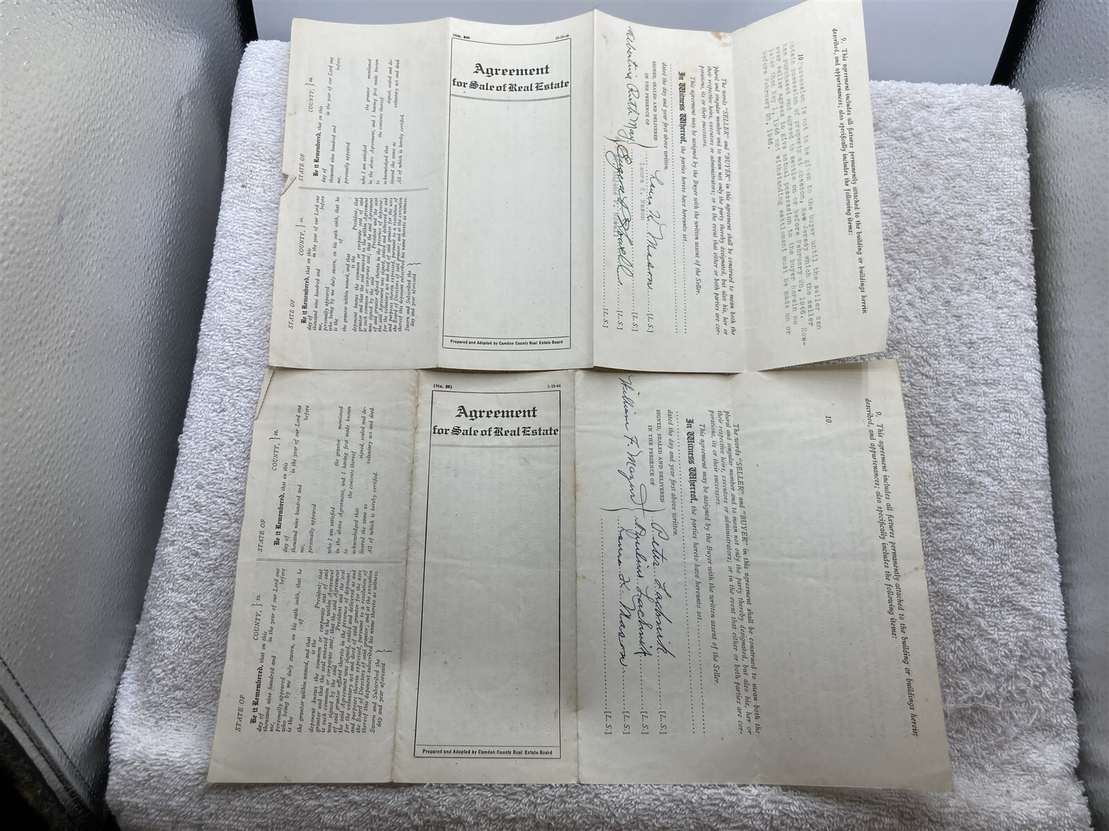 1944 Chester Township Burlington County NJ Woodlawn Lane Real Estate Documents