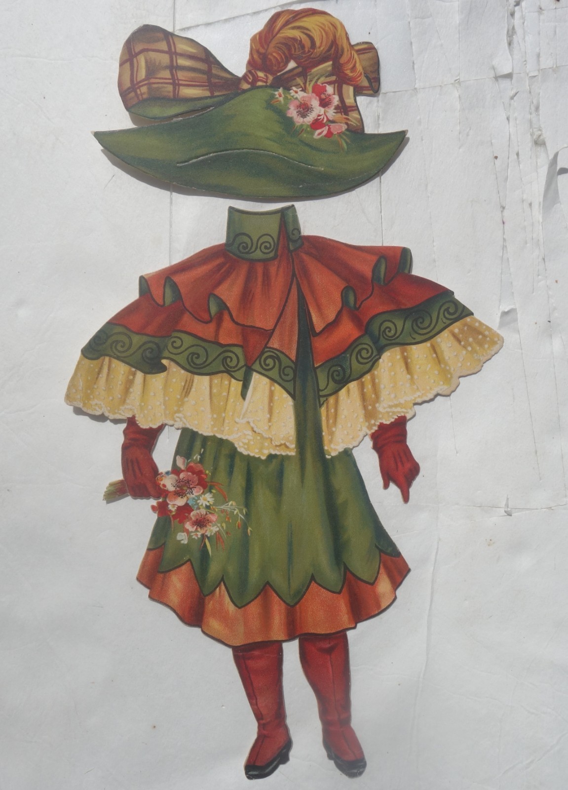 1890s Tuck & Sons Dear Dorothy 13″ Large Paper Doll Complete Artistic 500 9 Pcs.