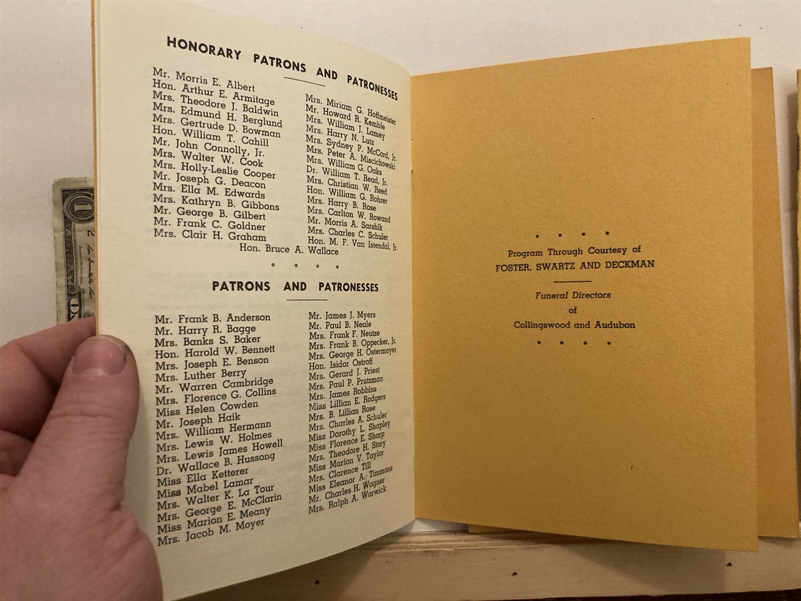 1961 May 4 Beethoven Club of Camden St. Paul’s Concert Program New Jersey NJ Vtg