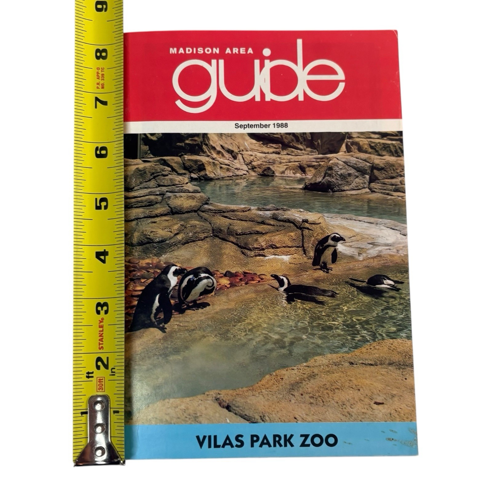 Vintage 80s Madison Guide September 1988 Vilas Park Zoo Tourism Travel Pamphlet