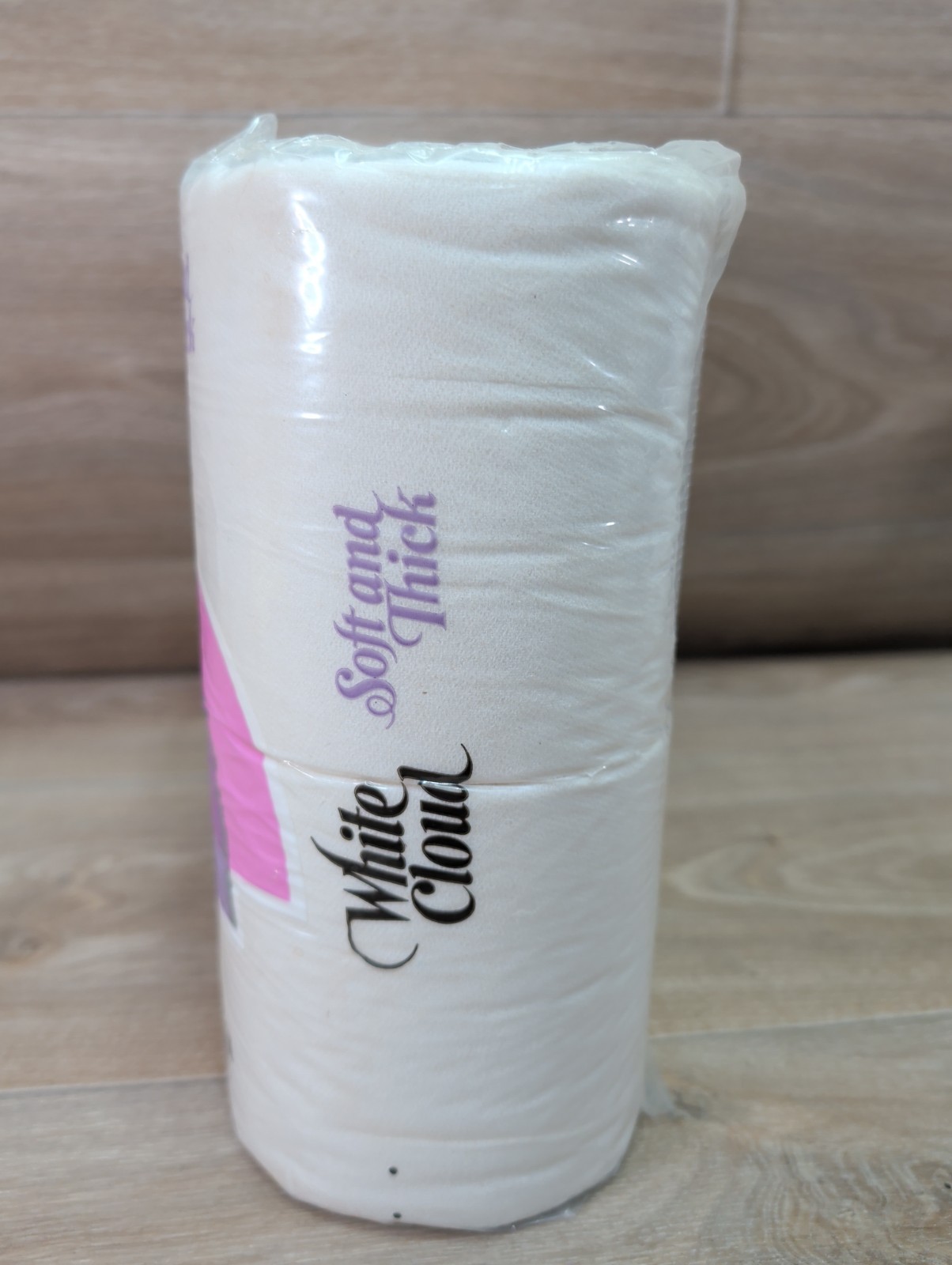 2-Vintage 80s White Cloud toilet paper 8 rolls sealed pack white Proctor Gamble*