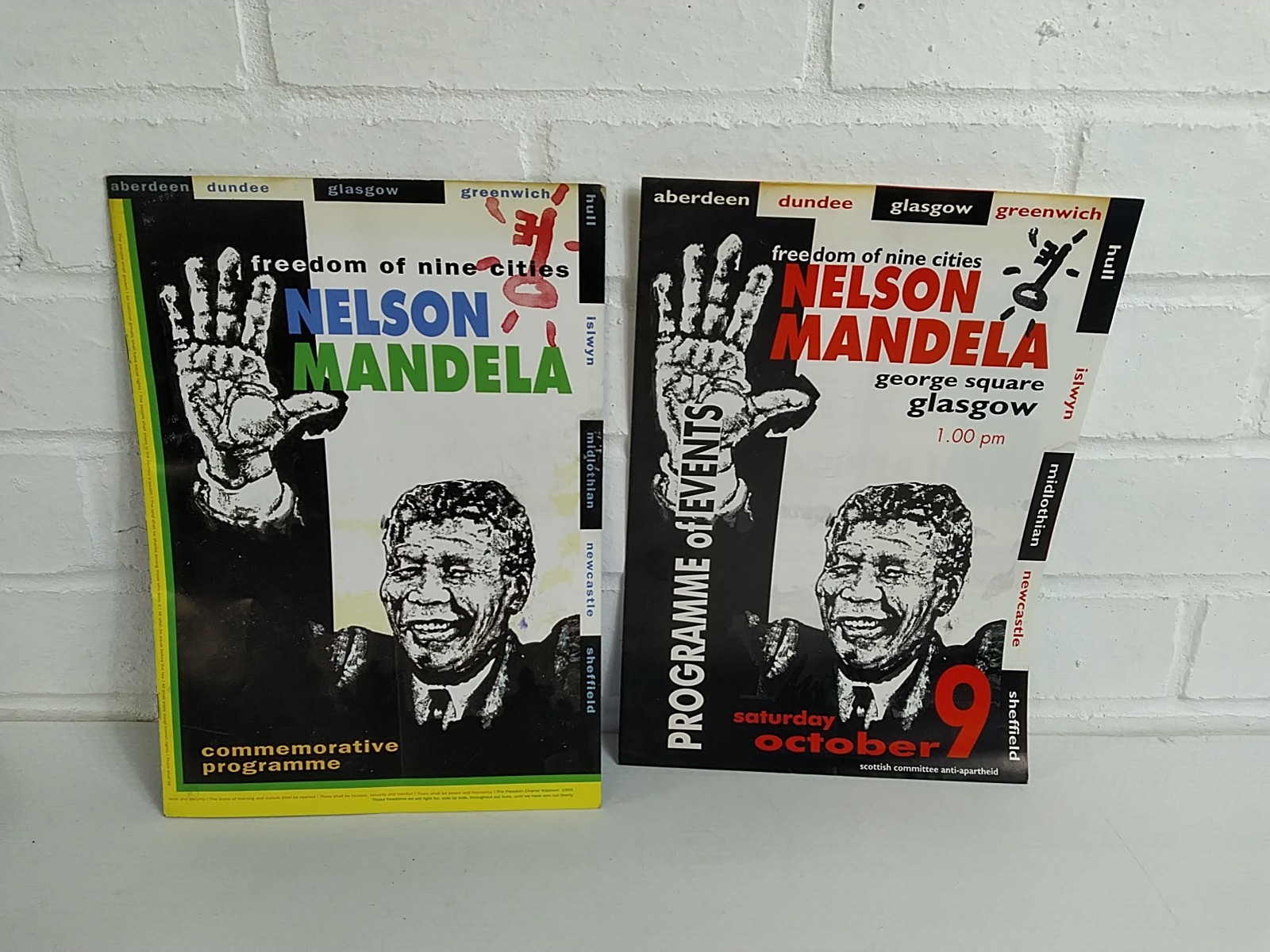 2 Seperate Programmes From Nelson Mandela’s Scottish Visit 1993