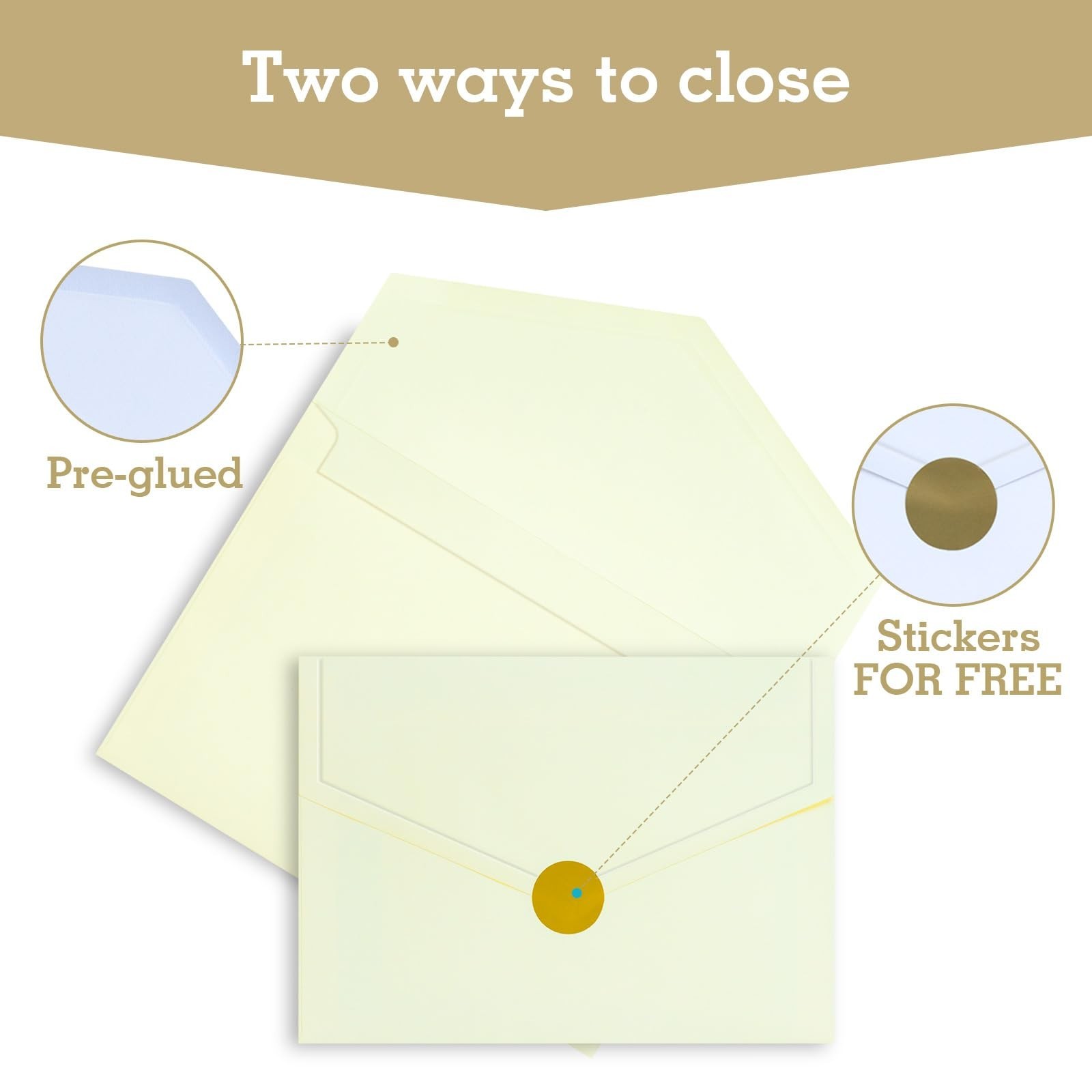 4×6 Envelopes for Invitations 50 Pack Beige Invitations Envelopes 4×6 Size fo…