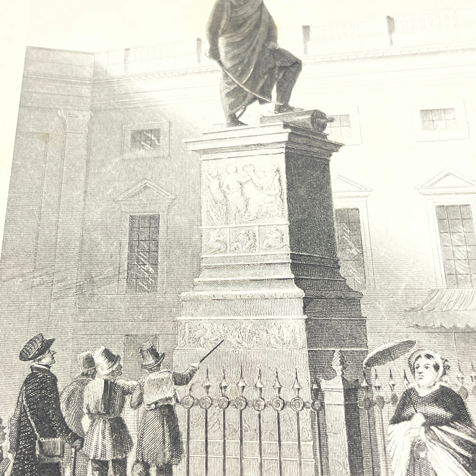 1864 Art Engraving – General Liethen Prince Fürst von Blücher H. Leutemann AC3