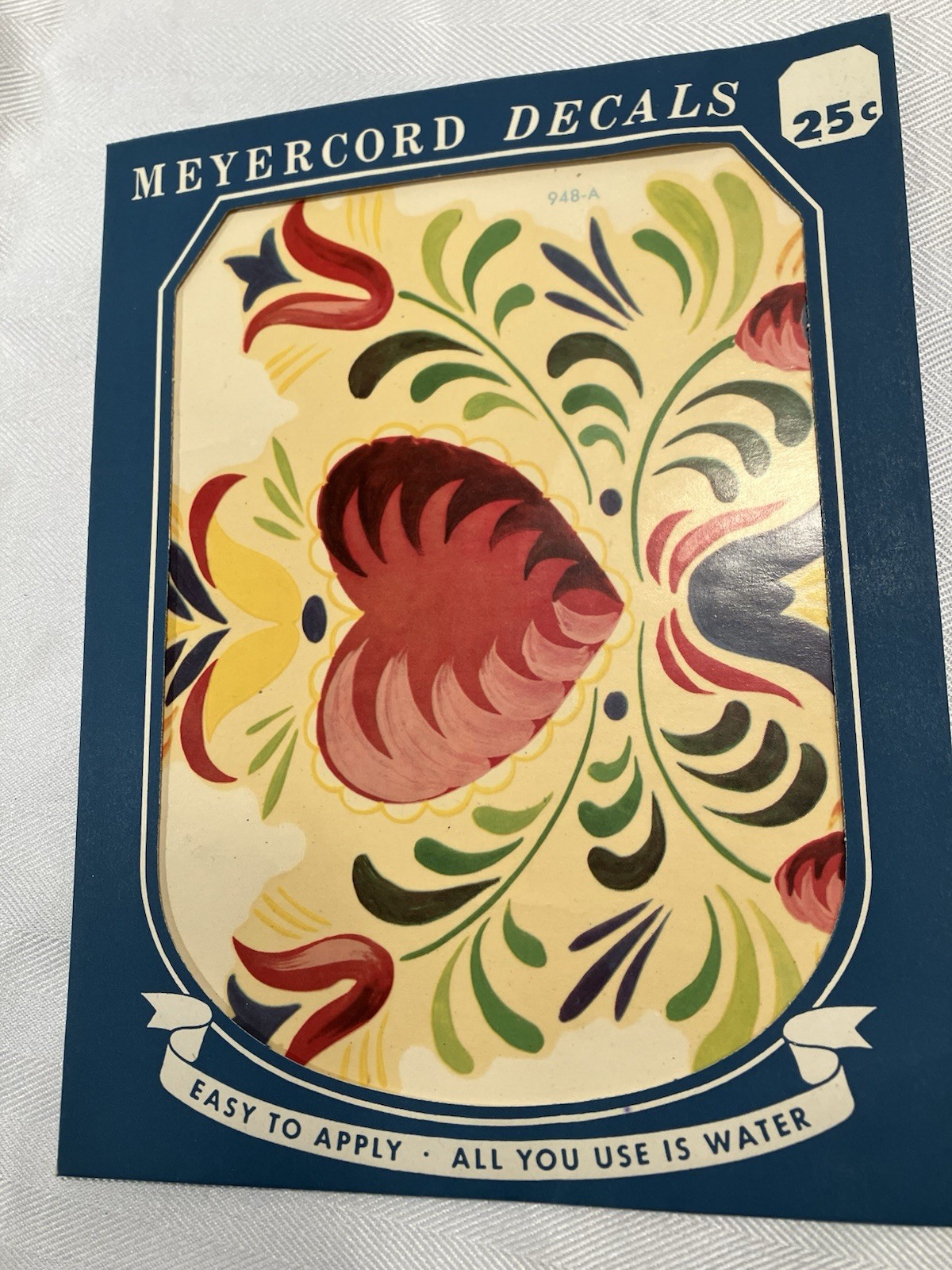Vintage Meyercord Heart Decals