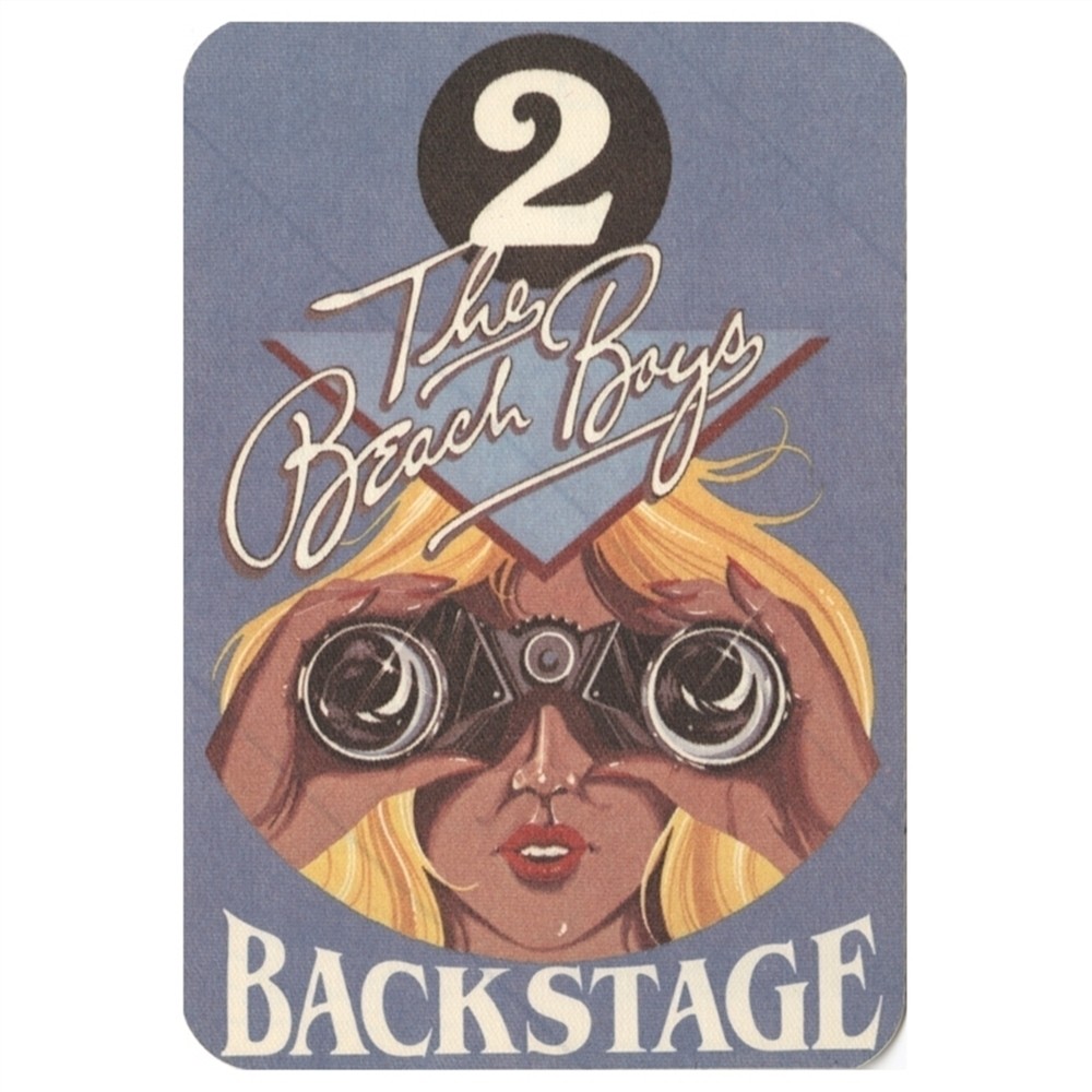 The Beach Boys 1982 Bad Vibrations concert tour Working Crew Backstage Pass
