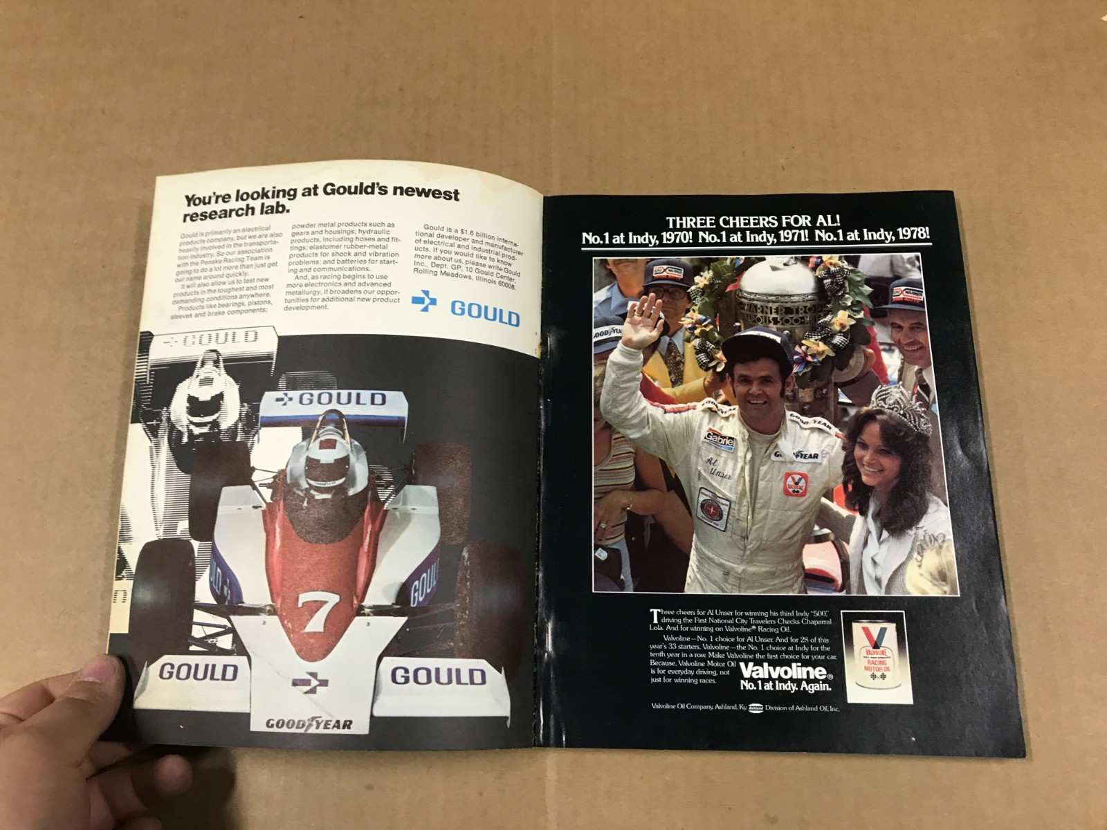 Vintage Indianapolis 500 Racing Yearbook