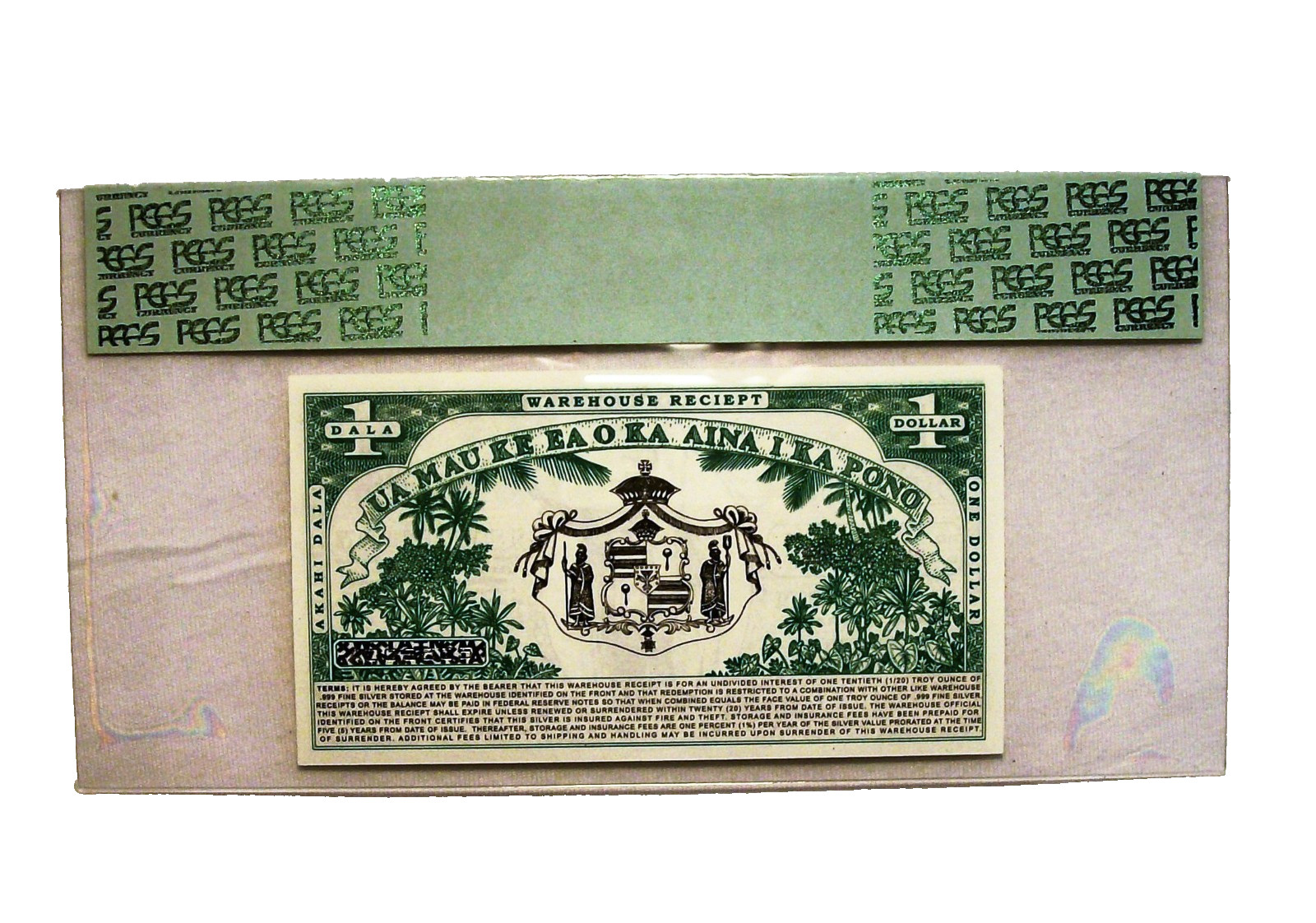 NORFED – 2007 American Liberty Currency – Hawaii Islands $1 Silver Certificate