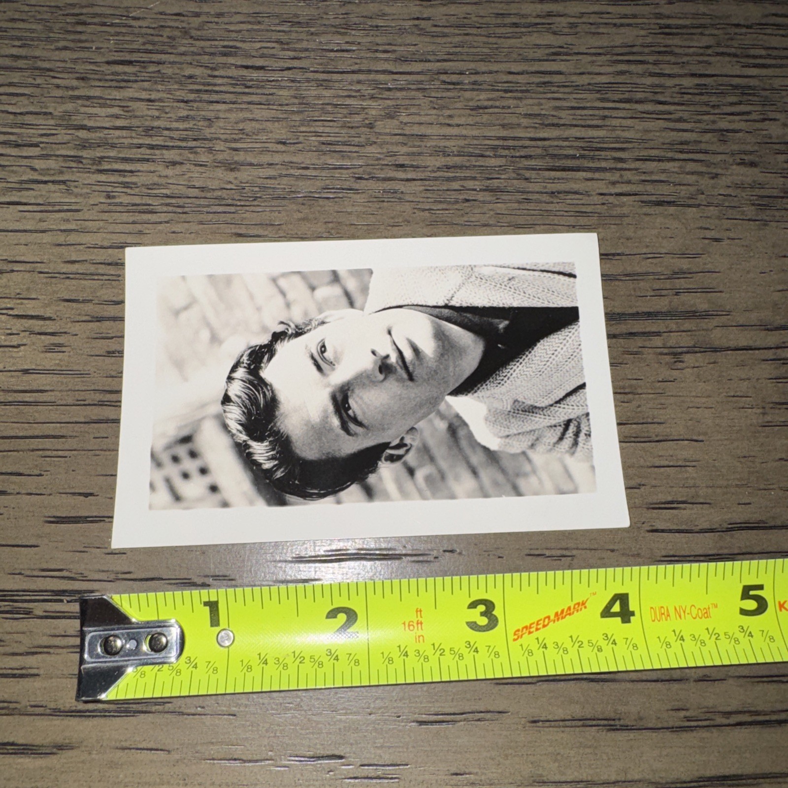 Gregory Peck Black and White Studio Photo 2.5″ x 4″ Vintage Hollywood Actor