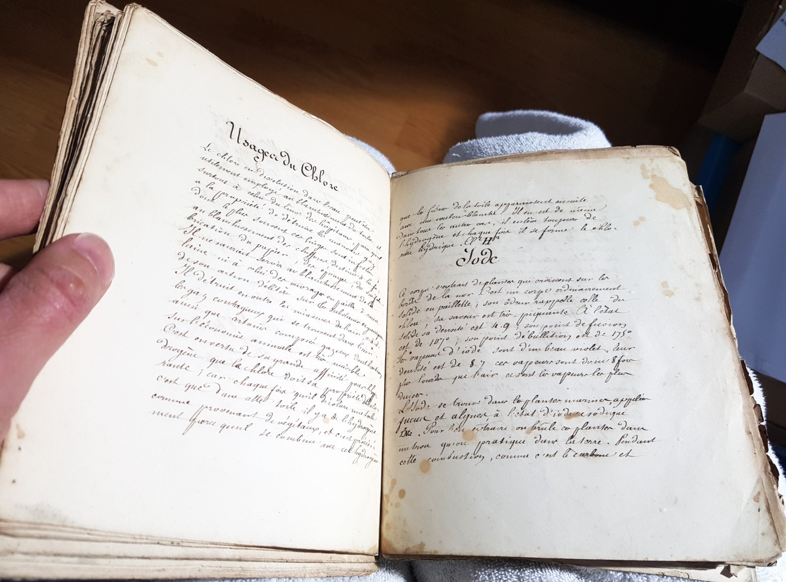 Important 19th Century Physics Chemistry Manuscript Set, Many Diagrams