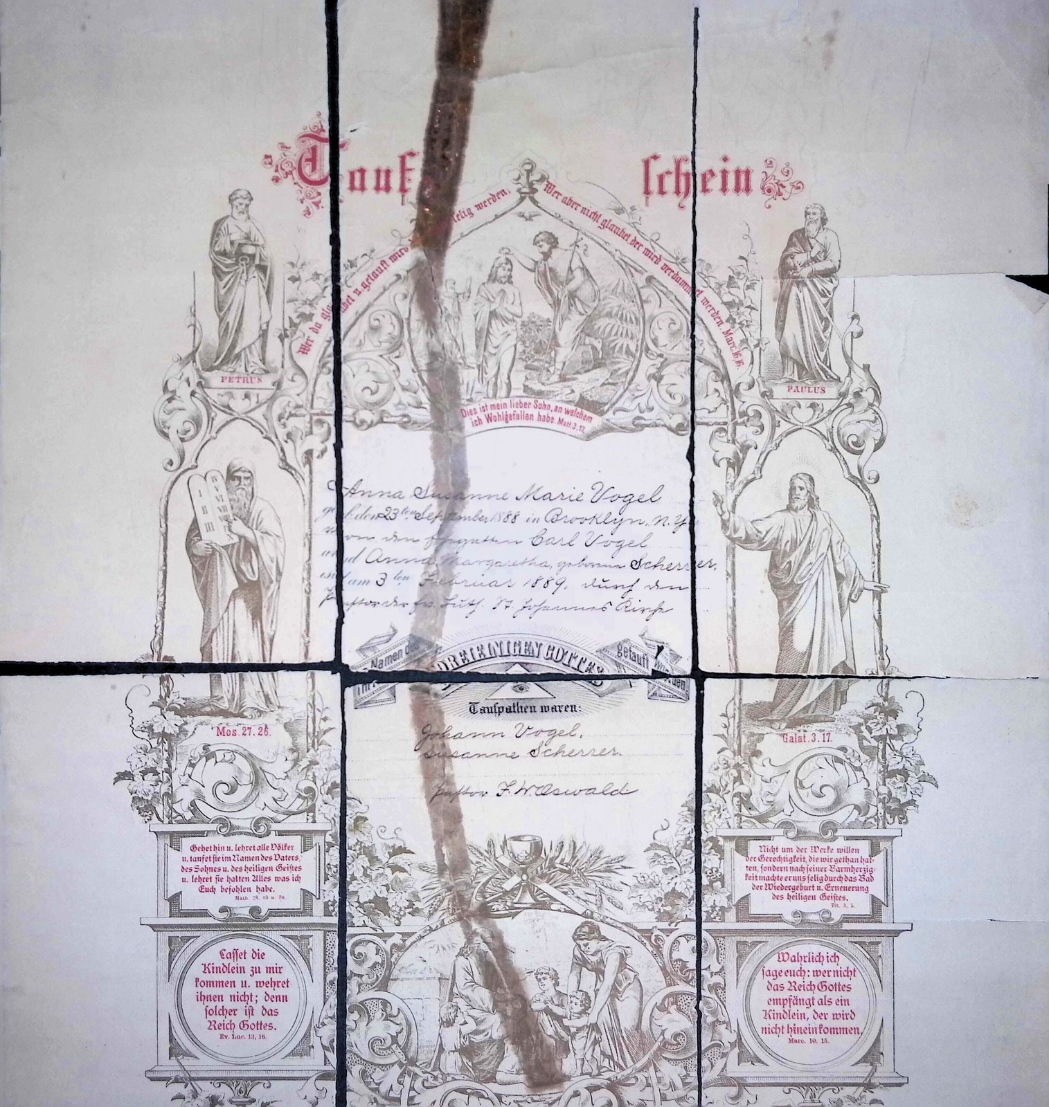 Early 1900s Tan Envelope w/ Handwritten Letter & Printed Return Address
