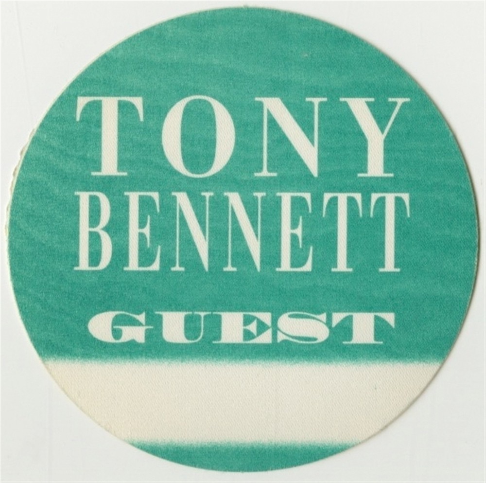 Tony Bennett 1994 Steppin’ Out concert tour Band Guest Backstage Pass