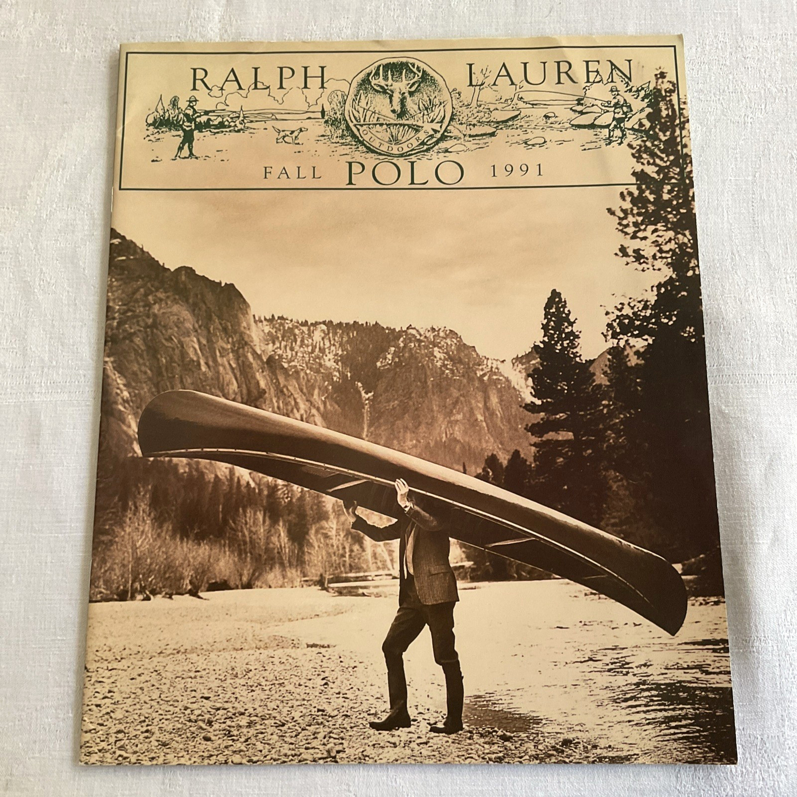 POLO Ralph Lauren Fall 1991 store catalog Vintage 12.5″ X 12.25″