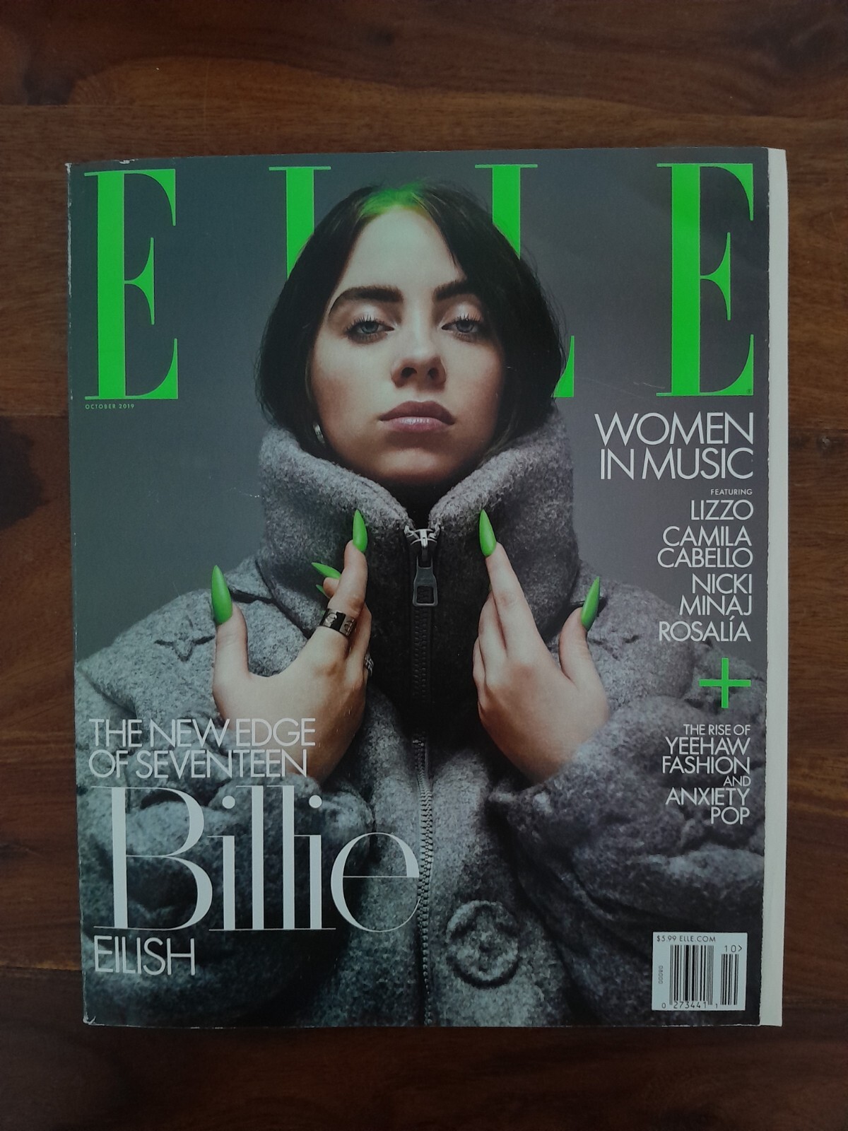 Billie Eilish Collectable Magazines Elle, Vogue, British Vogue Australia