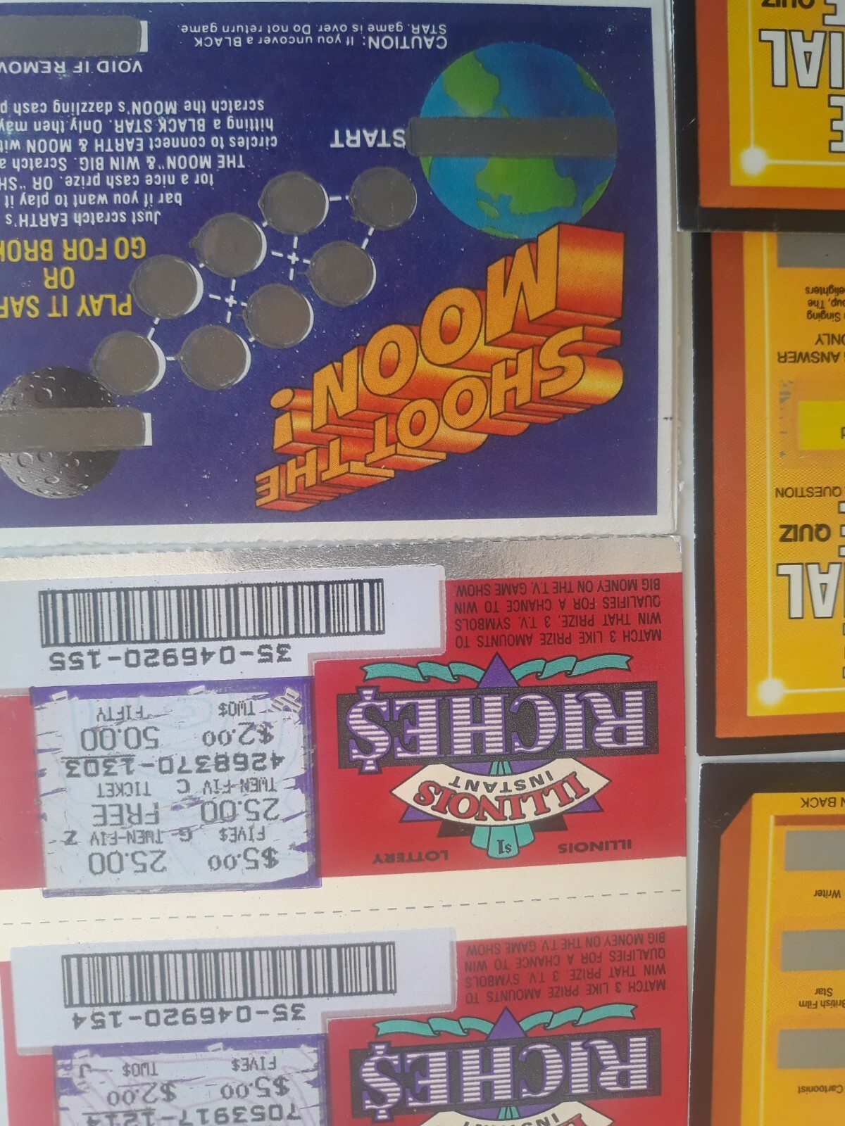 illinois Lottery Tickets 1980s