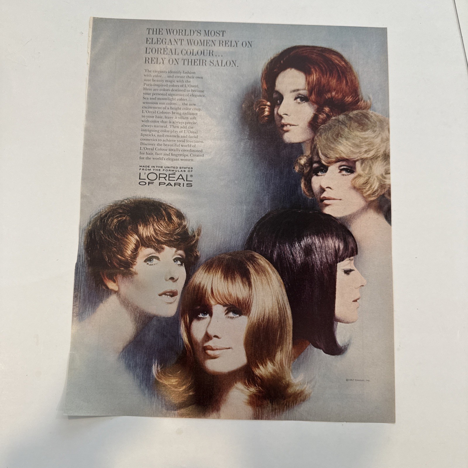 1968 Betsy McCall Trims The Tree Christmas Paper Doll art decor vintage print ad