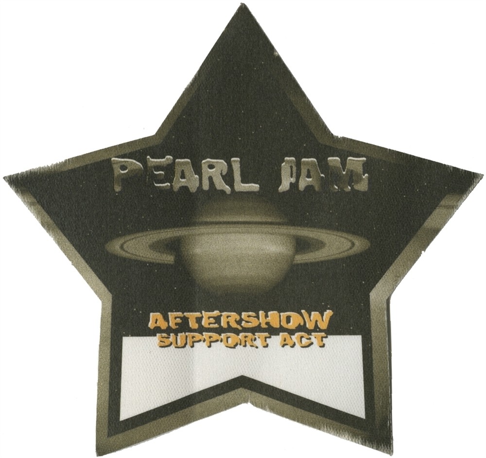 Pearl Jam 2000 Binaural concert tour Support Aftershow Backstage Pass