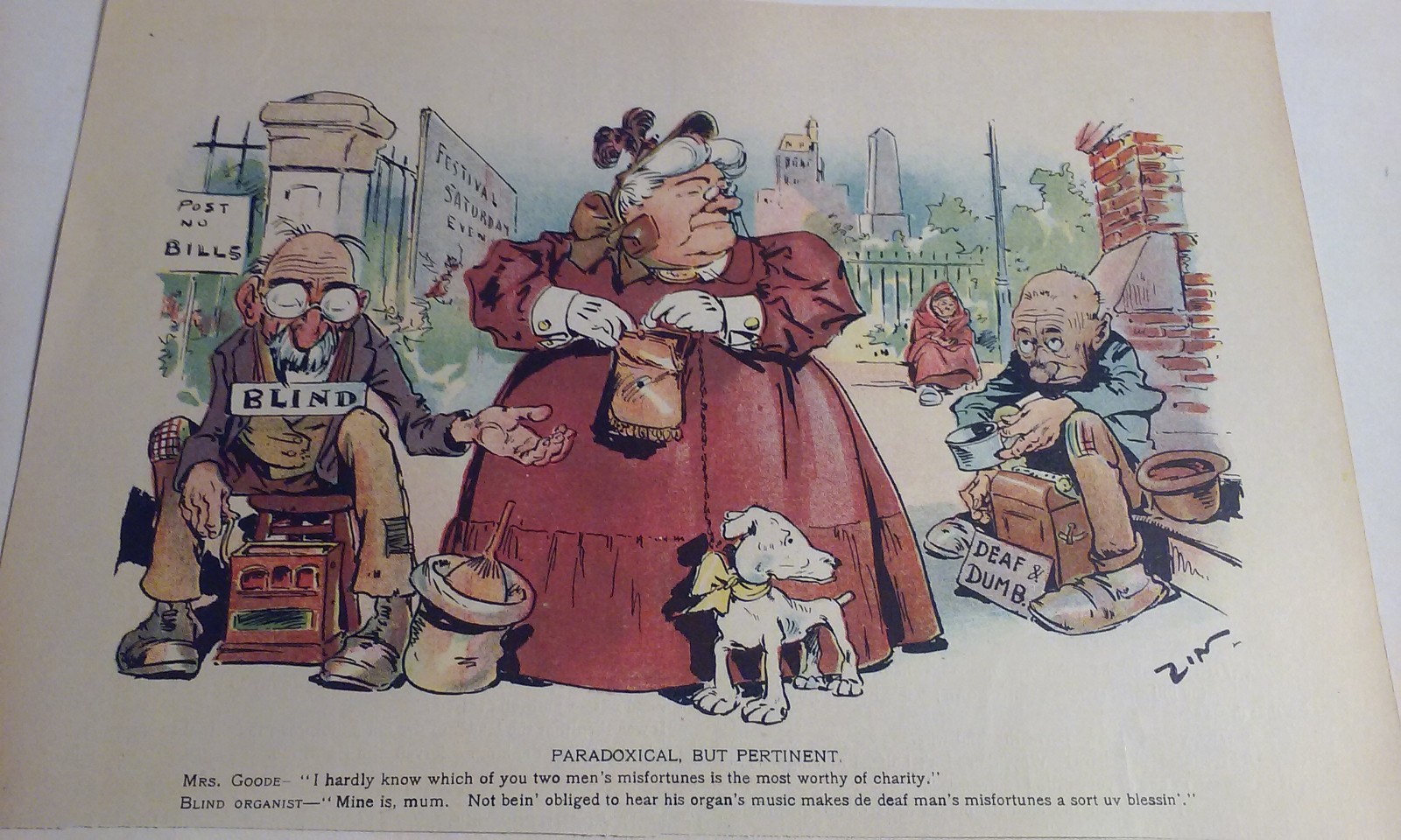 10 Early 1900’s Original Era Color Cartoons w/ Slang American Dialect Captions