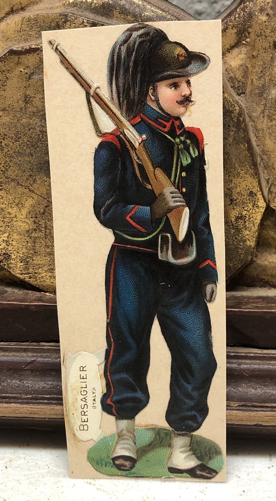 Bersaglier Die Cut Scrap by Raphael Tuck & Sons Military Italy #270 – L4