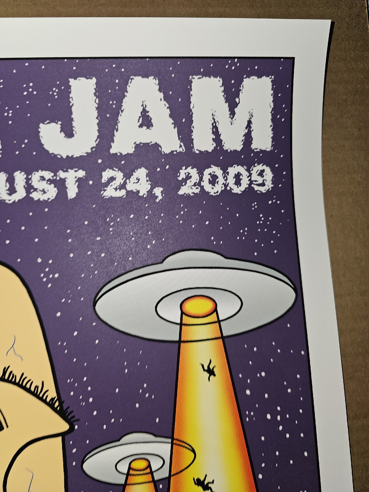 Pearl Jam Chicago, IL 2009 Official Concert Poster Tom Tomorrow Screen Print
