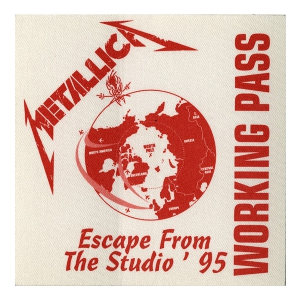 Metallica 1995 Escape From the Studio concert tour Working Crew Backstage Pass