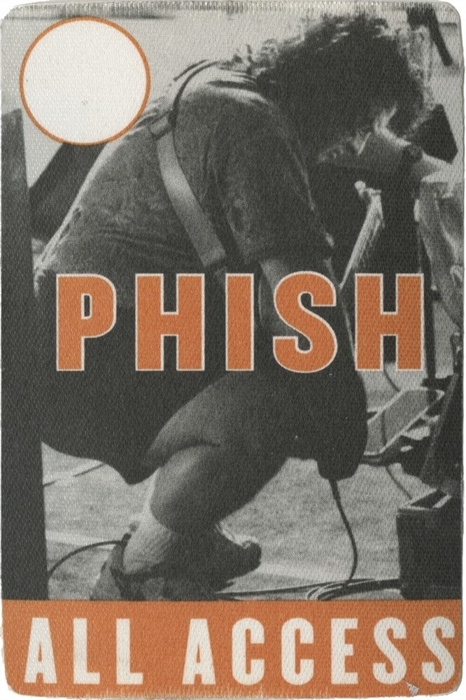 Phish 2000 Farmhouse concert tour Steve Dikun All Access Backstage Pass