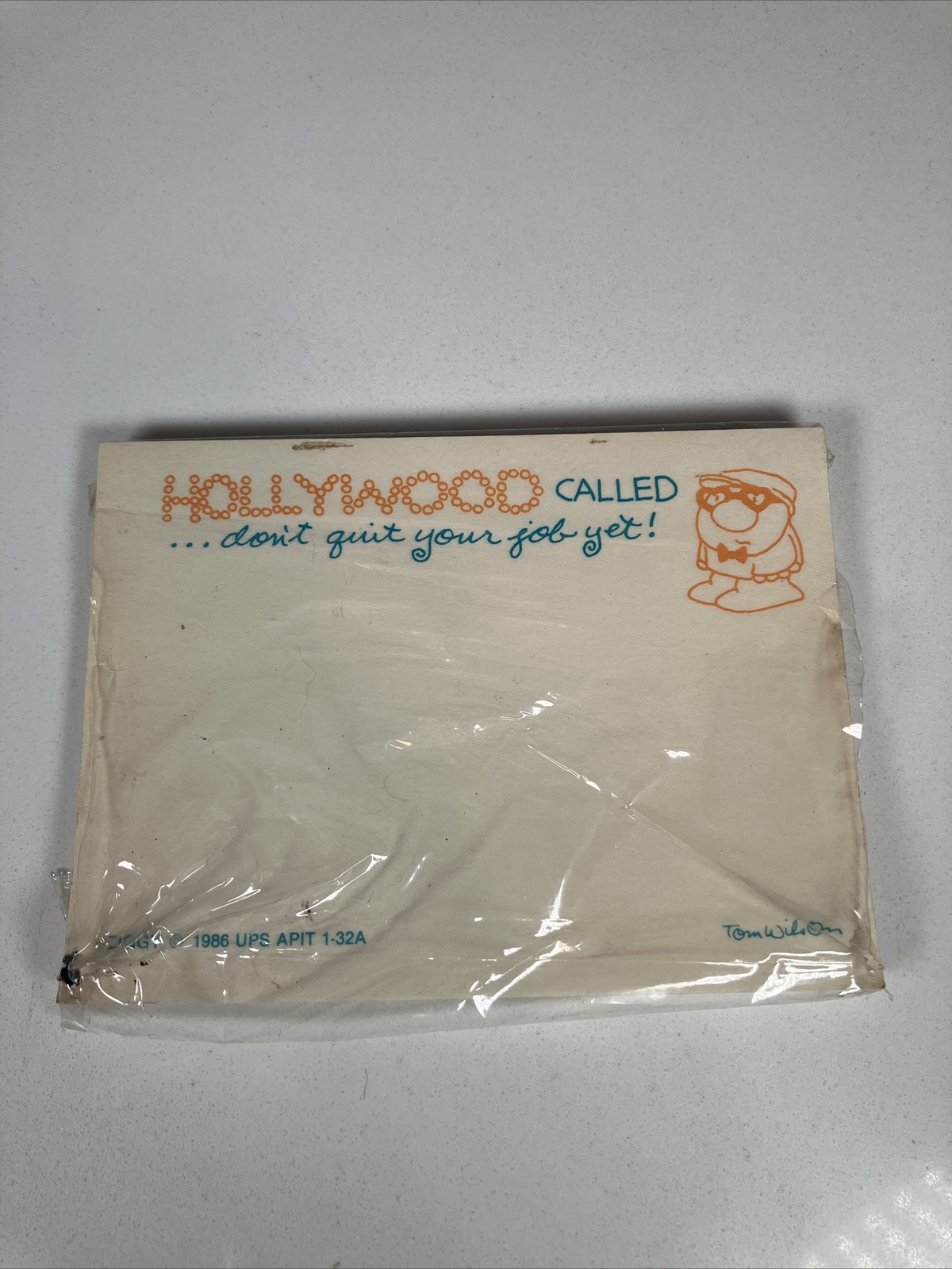 Vintage 80’s POST-IT Note Pad Self-Stick ZIGGY TOM WILSON Funny Hollywood Humor