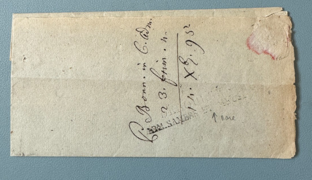 IV Army Letter Sambre Meuse Paid by the State ARM Reinhardt 1300€ Rare