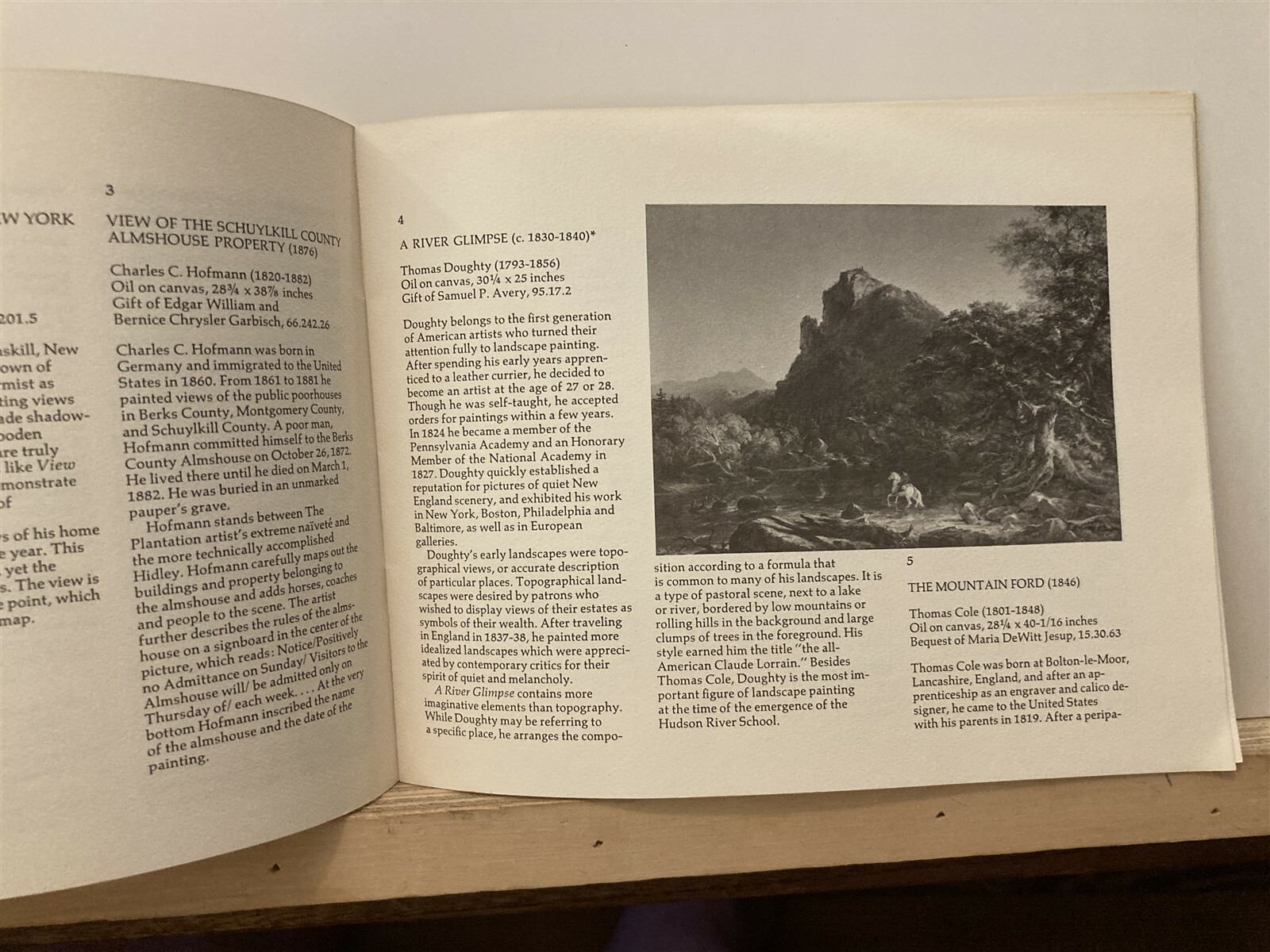 1973 19th Century American Landscape Metropolitan Museum of Art MET NYC NY Vtg