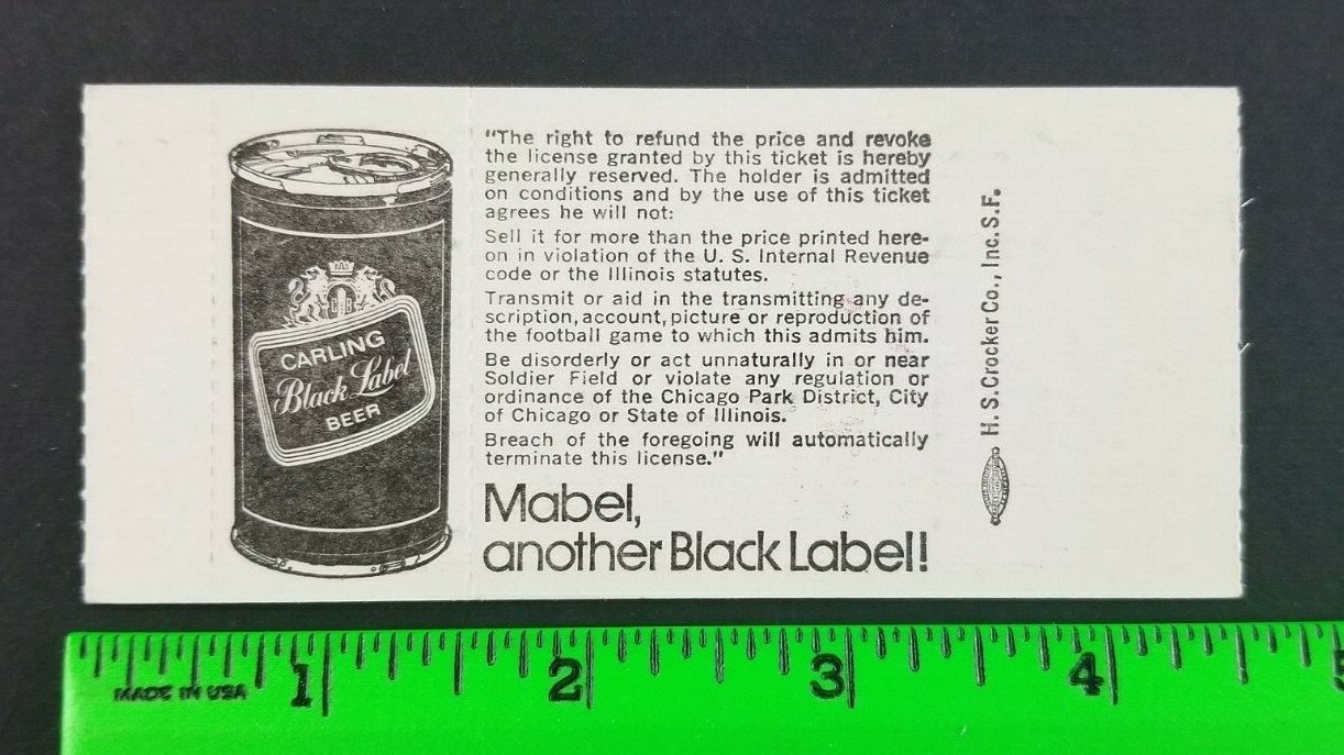 Vintage 1974 Chicago Fire v Honolulu Hawaiians World Football League Ticket Stub