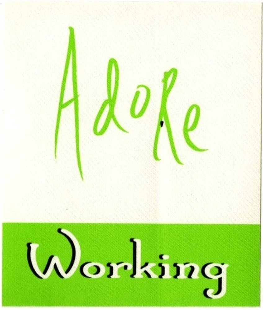 Smashing Pumpkins 1998 Adore concert tour Working Crew Backstage Pass