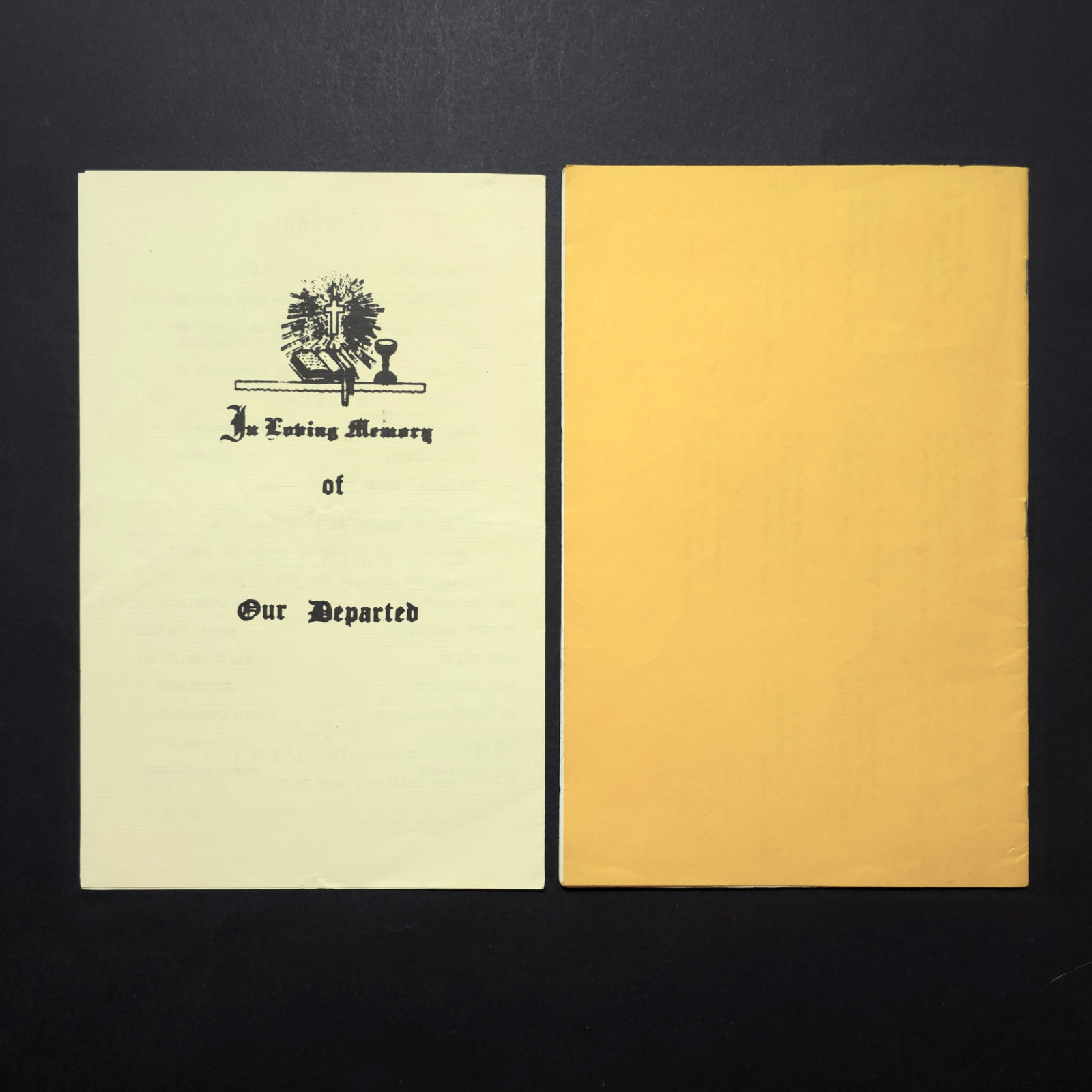 Cavalcante Family Reunion Programs 1974 1980 Uniontown Dawson PA Ephemera Lot