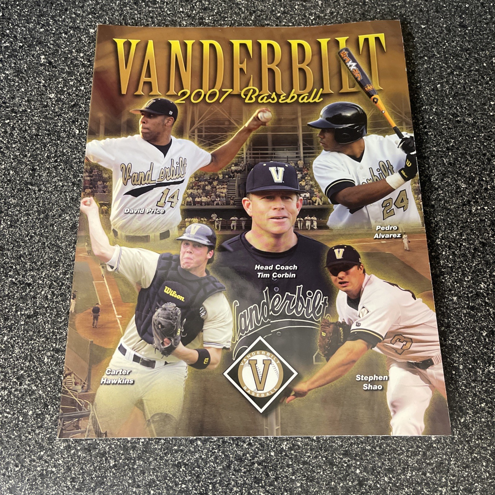 2007 Vanderbilt Commodores Baseball Media Guide – Mint Condition- David Price