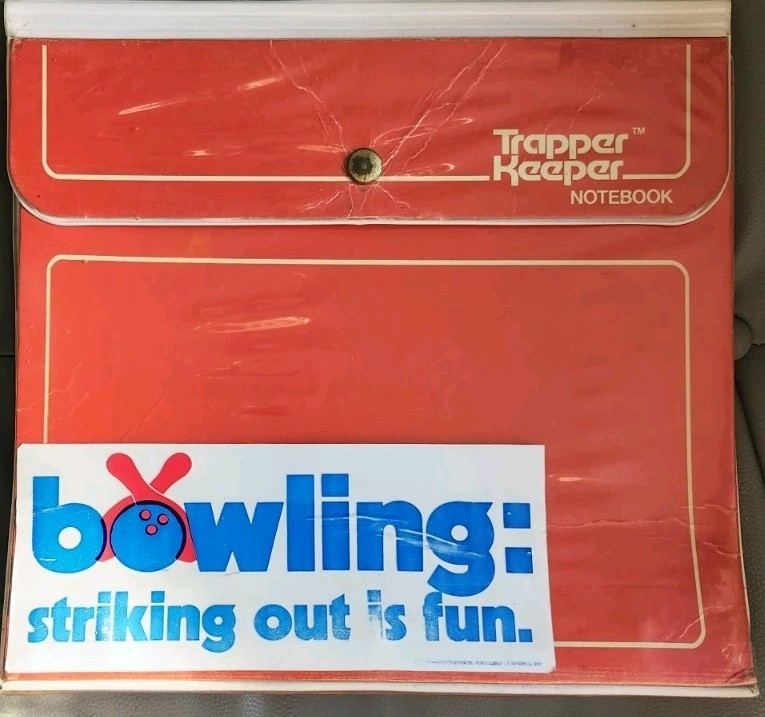 Vintage 80s Trapper Keeper Binder Stickers NASA Shuttle Dukes Of Hazzard Bowling