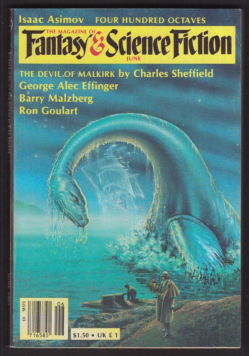 FANTASY & SCIENCE FICTION Isaac Asimov Barry Malzberg Ron Goulart ++ 6 1982