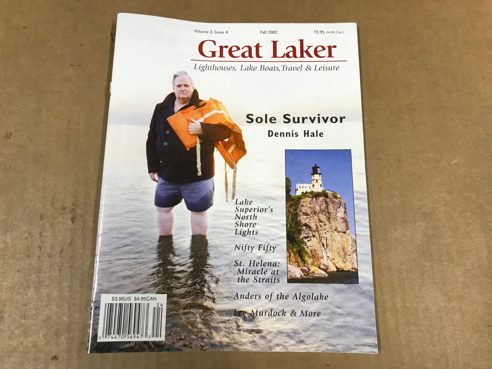 Great Laker Magazine – “Sole Survivor Dennis Hale”- Vol.2 No.4- Fall 2002