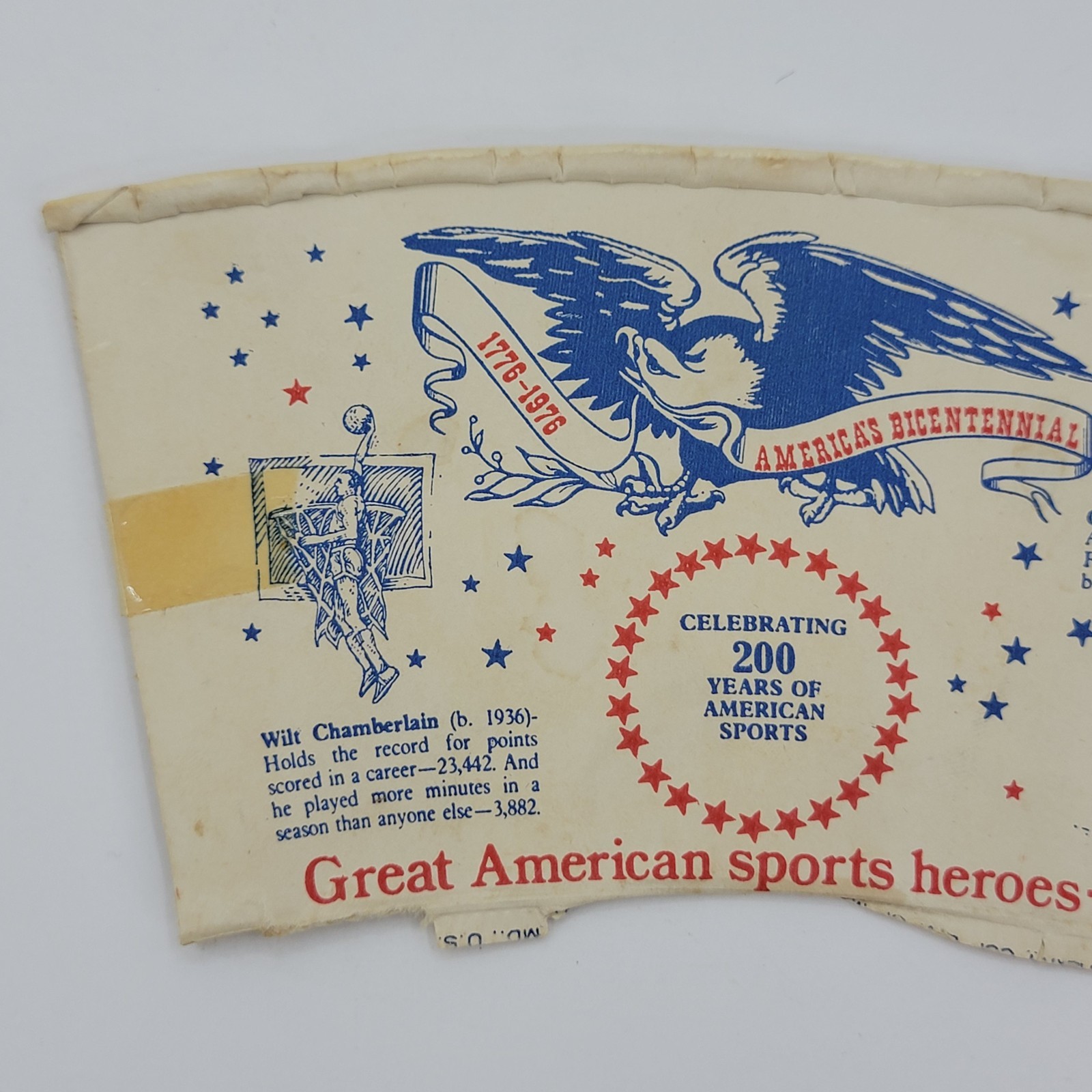 American Revolution Bicentennial 1976 paper cups 1776 USA United States