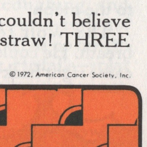 Vtg. 1970s Three Little Pigs Anti-Smoking Cartoon 1972 American Cancer Society