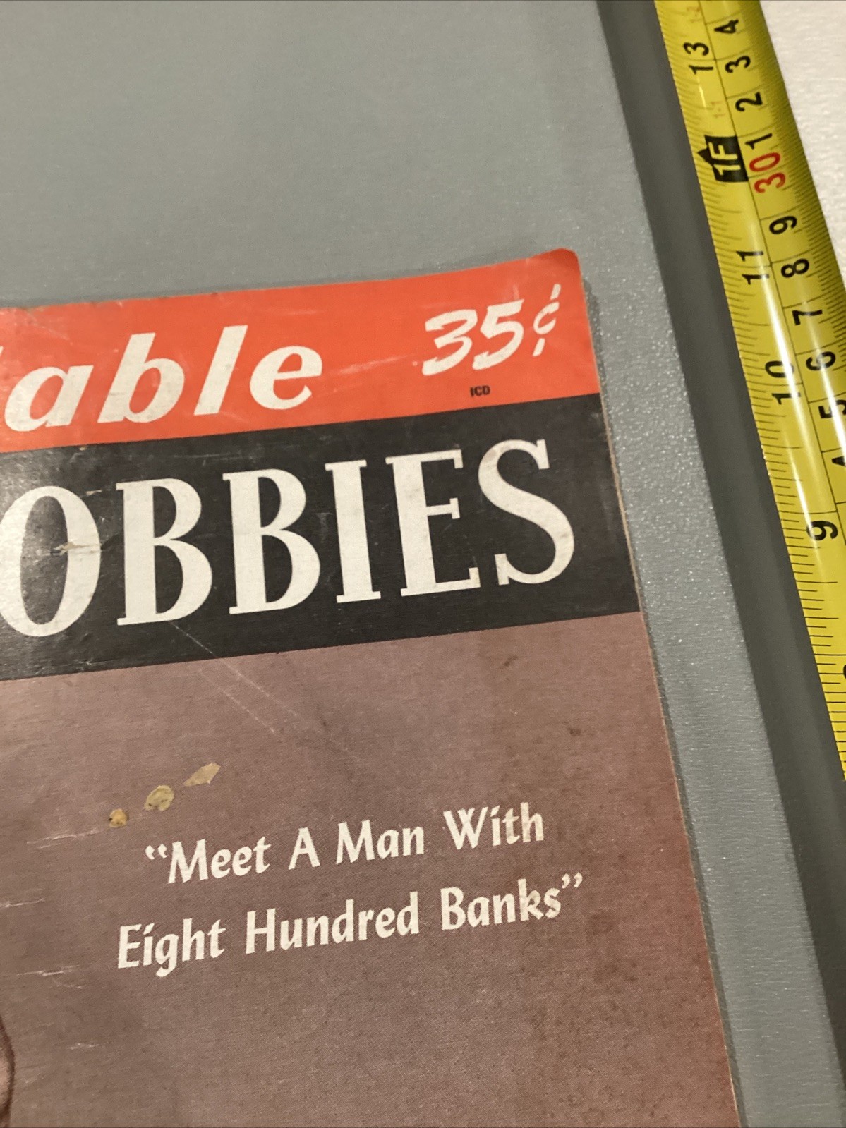 1955 Profitable Hobbies Mailer Magazine Meet Man With 800 Banks