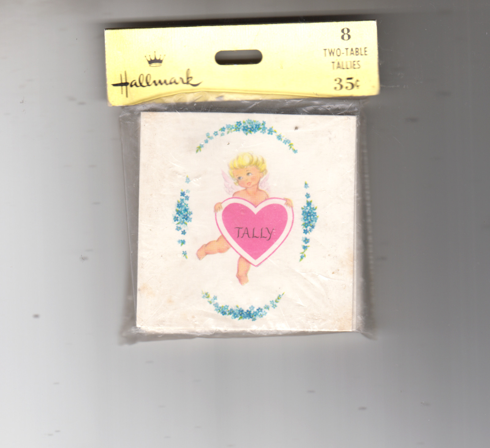 Hallmark Tally Tallies Valentine Sealed Package of 8 Two Table Bridge
