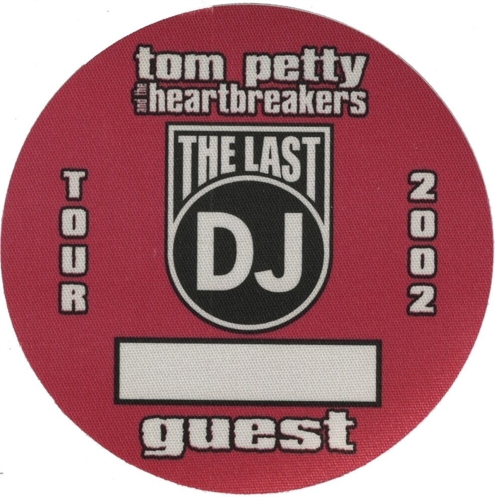 Tom Petty & the Heartbreakers 2002 The Last DJ concert tour Guest Backstage Pass