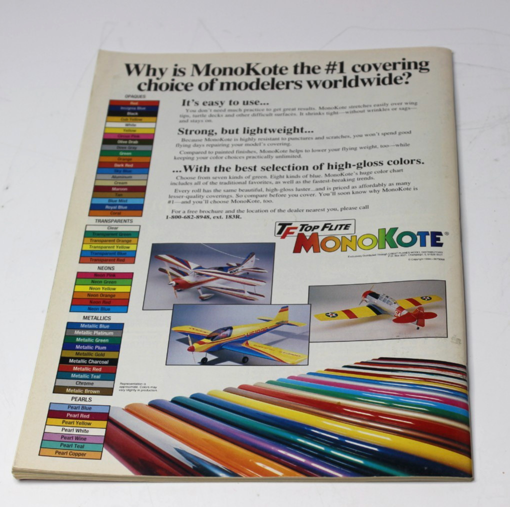 Vintage Scale RC Modeler Magazine – Vol. 21 No. 1 – January 1995