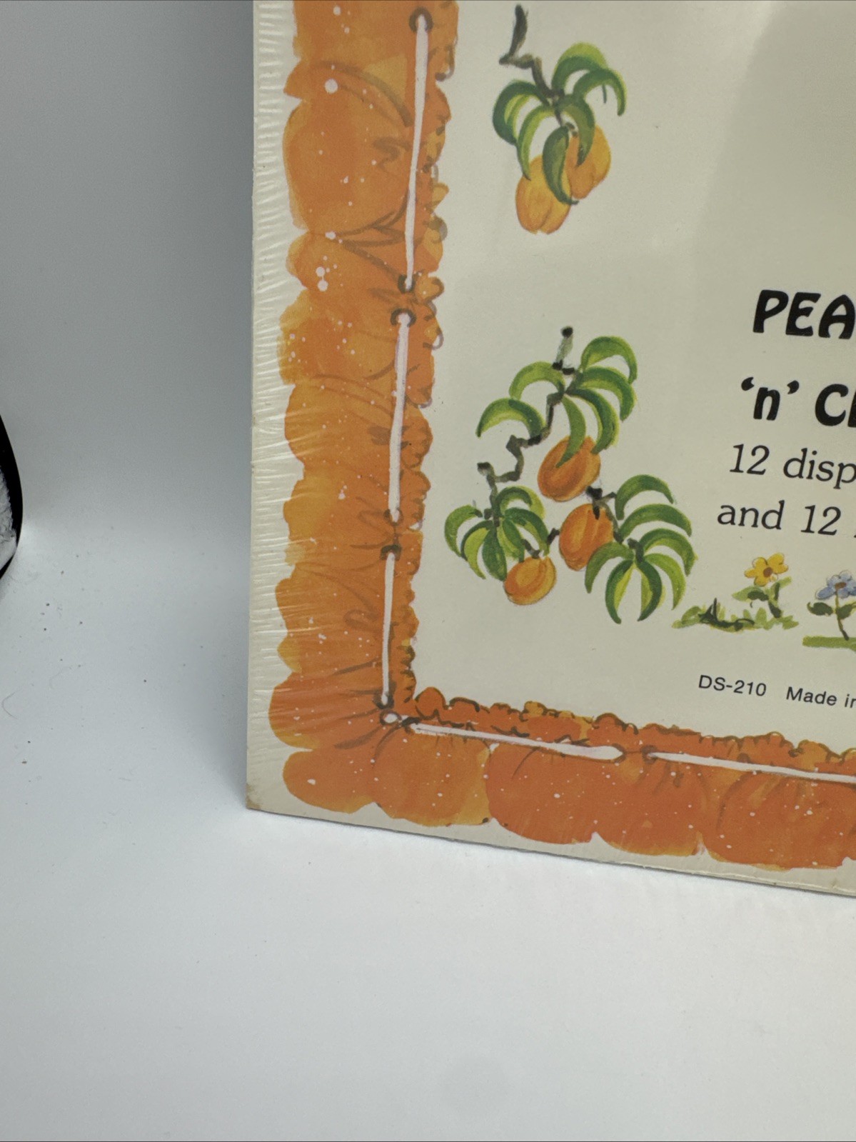 Peaches ‘n’ Cream Disposable Placemats And Matching Napkins Set Of 12 New Vtg