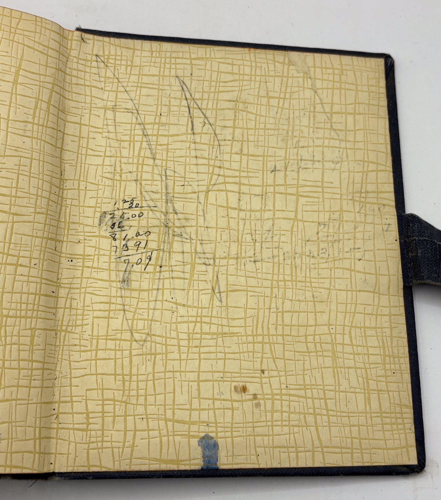 Vintage Embossed Five Year Diary 1938 – 1942 Full of Writing Made In Japan